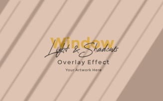 Window Sunlight Shadow Overlay Effect Mockup 260