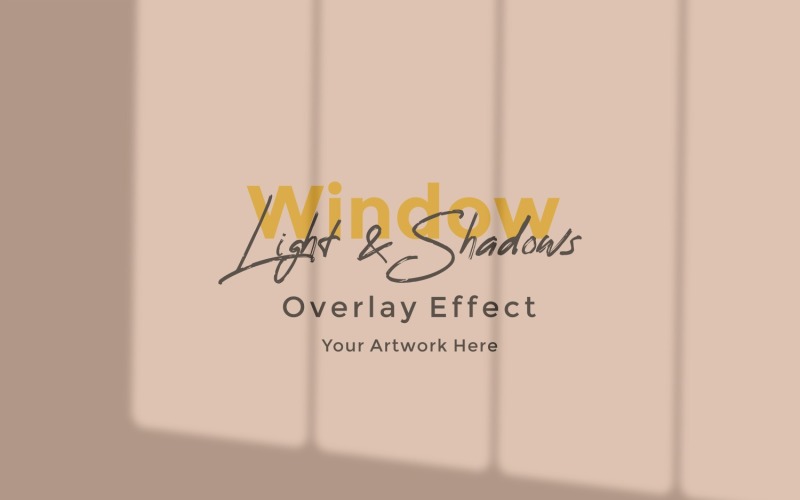 Window Sunlight Shadow Overlay Effect Mockup 270 Product Mockup