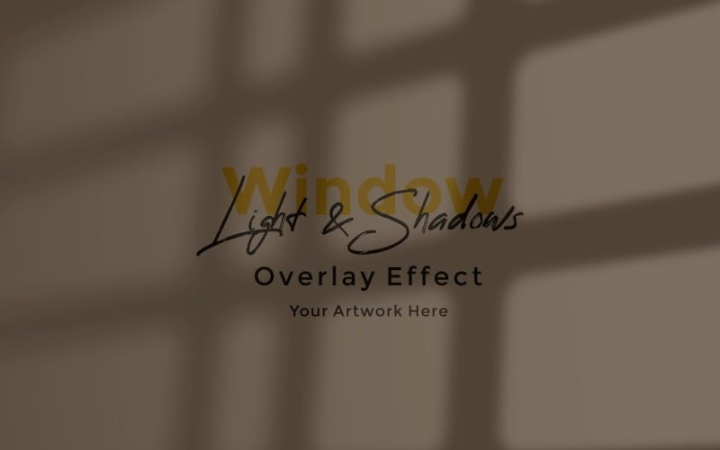 Window Sunlight Shadow Overlay Effect Mockup 273 Product Mockup