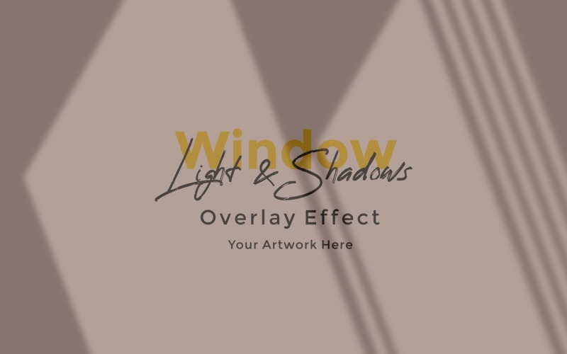 Window Sunlight Shadow Overlay Effect Mockup 278 Product Mockup