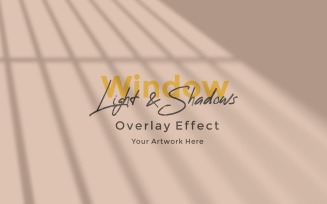 Window Sunlight Shadow Overlay Effect Mockup 280