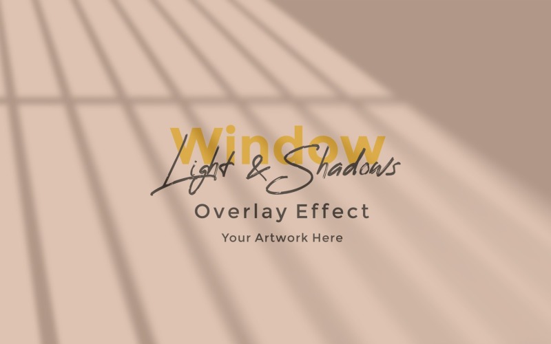Window Sunlight Shadow Overlay Effect Mockup 280 Product Mockup