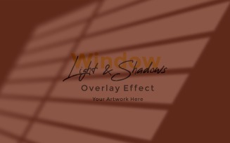 Window Sunlight Shadow Overlay Effect Mockup 281