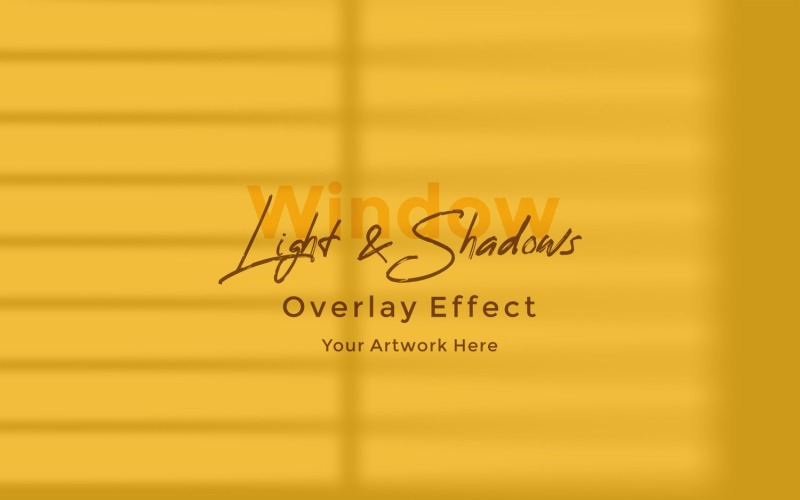 Window Sunlight Shadow Overlay Effect Mockup 284 Product Mockup