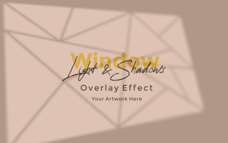 Window Sunlight Shadow Overlay Effect Mockup 290 Product Mockup
