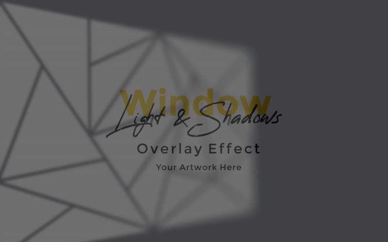 Window Sunlight Shadow Overlay Effect Mockup 292 Product Mockup