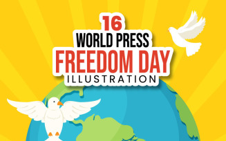 16 World Press Freedom Day Illustration