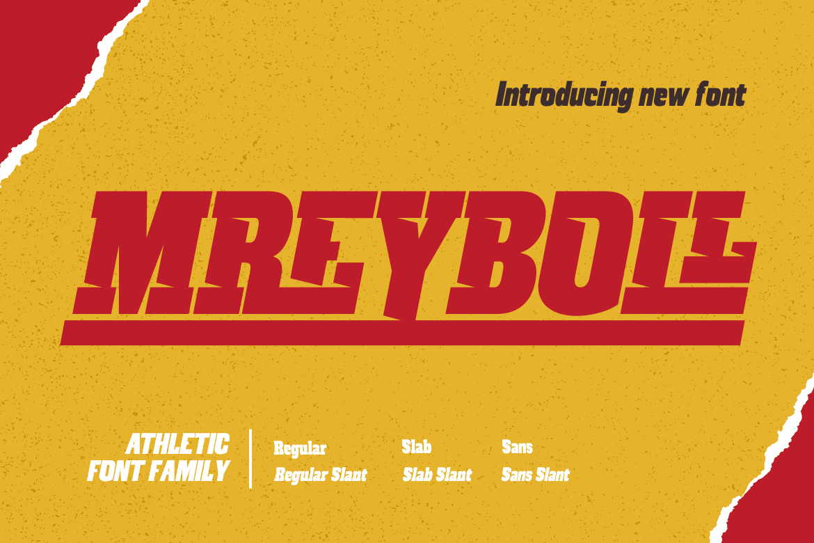 MREYBOLL | Athletic Style Font