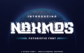 NAXMOS | Futuristic Style Font