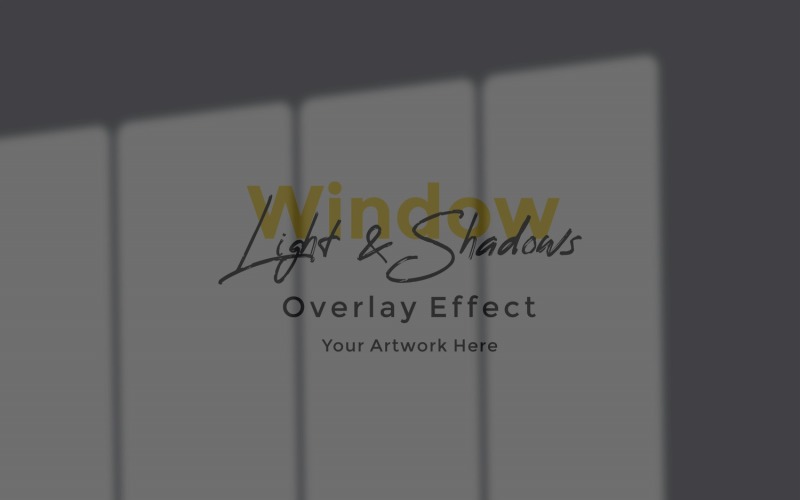 Window Sunlight Shadow Overlay Effect Mockup 272 Product Mockup