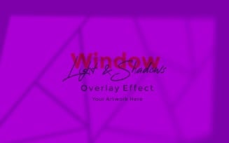 Window Sunlight Shadow Overlay Effect Mockup 296