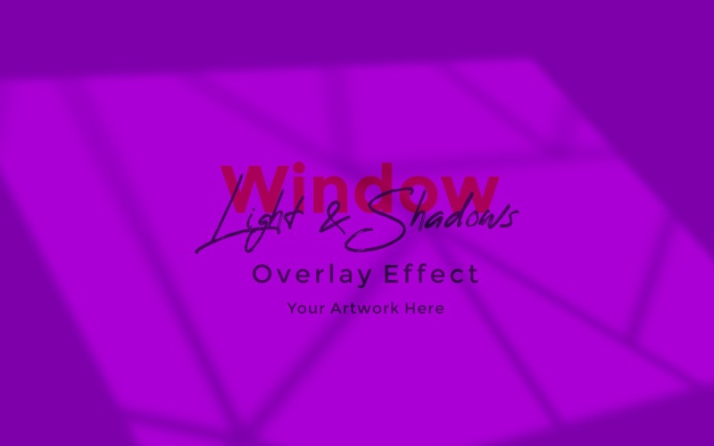 Window Sunlight Shadow Overlay Effect Mockup 306 Product Mockup