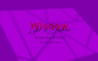 Window Sunlight Shadow Overlay Effect Mockup 306