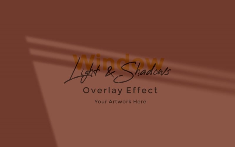 Window Sunlight Shadow Overlay Effect Mockup 311 Product Mockup