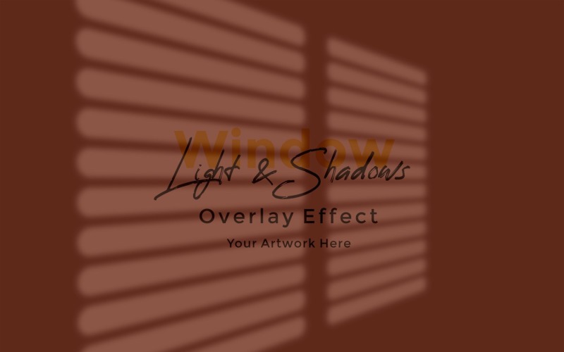 Window Sunlight Shadow Overlay Effect Mockup 321 Product Mockup