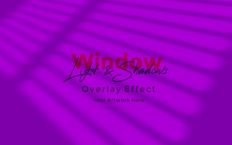 Window Sunlight Shadow Overlay Effect Mockup 326 Product Mockup