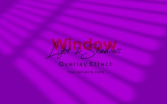 Window Sunlight Shadow Overlay Effect Mockup 326