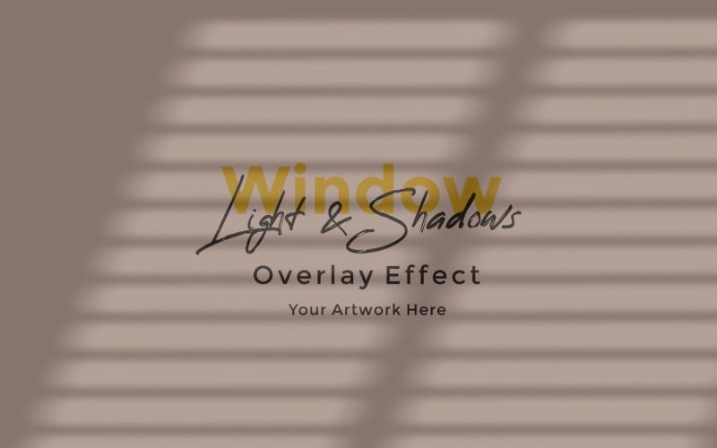 Window Sunlight Shadow Overlay Effect Mockup 328 Product Mockup