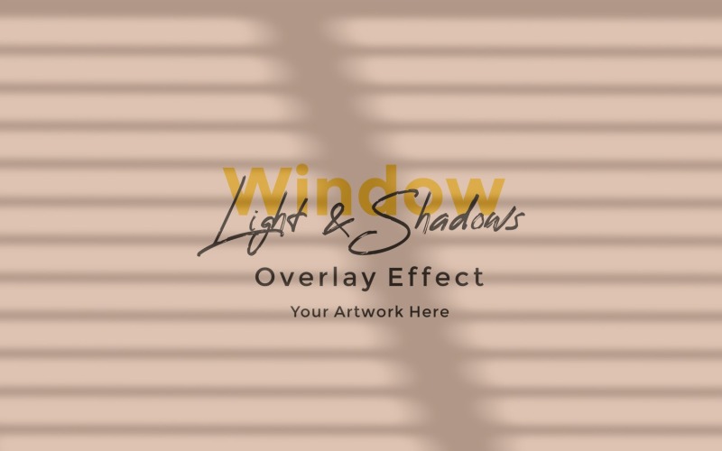 Window Sunlight Shadow Overlay Effect Mockup 330 Product Mockup