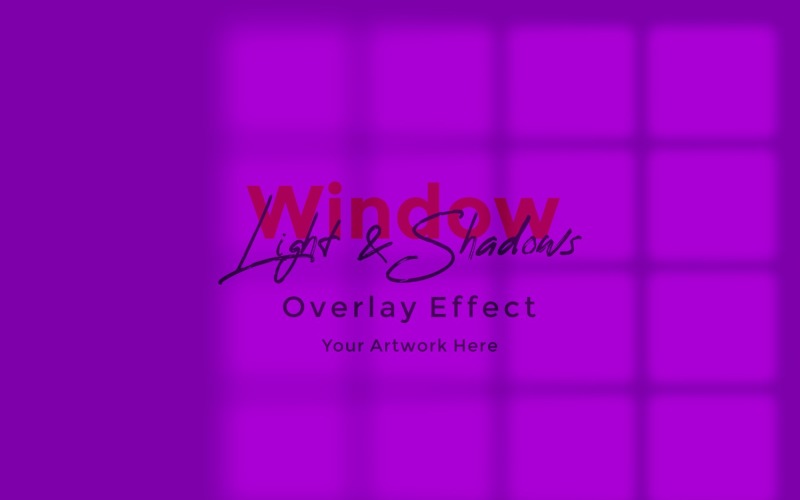 Window Sunlight Shadow Overlay Effect Mockup 336 Product Mockup