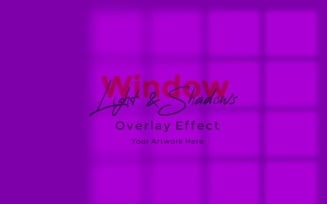 Window Sunlight Shadow Overlay Effect Mockup 336