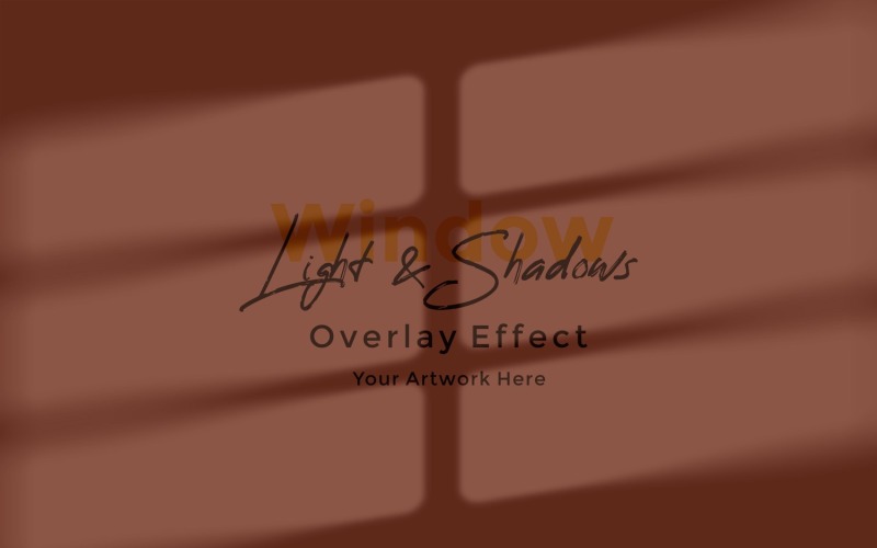 Window Sunlight Shadow Overlay Effect Mockup 341 Product Mockup