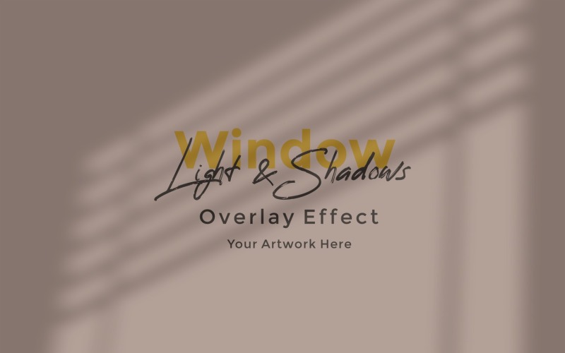 Window Sunlight Shadow Overlay Effect Mockup 358 Product Mockup