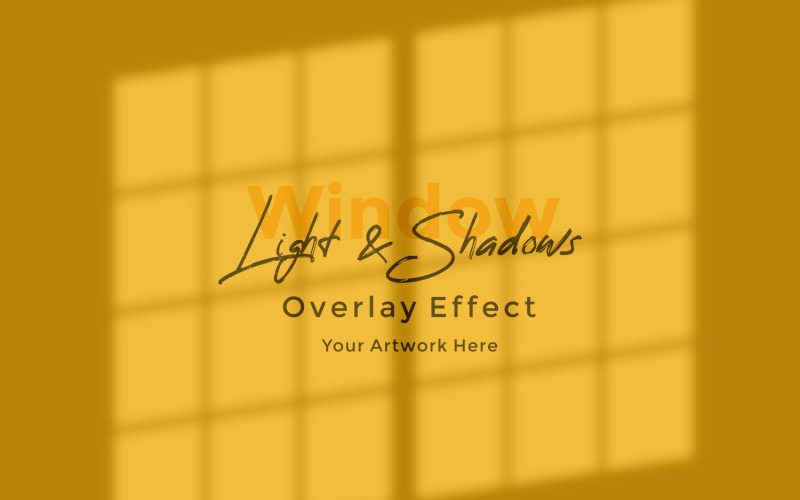 Window Sunlight Shadow Overlay Effect Mockup 364 Product Mockup