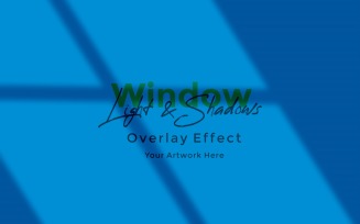 Window Sunlight Shadow Overlay Effect Mockup 375