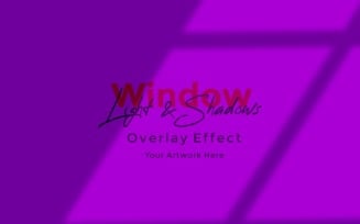 Window Sunlight Shadow Overlay Effect Mockup 376