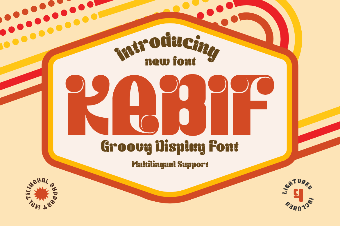 KABIF | Groovy Retro Font