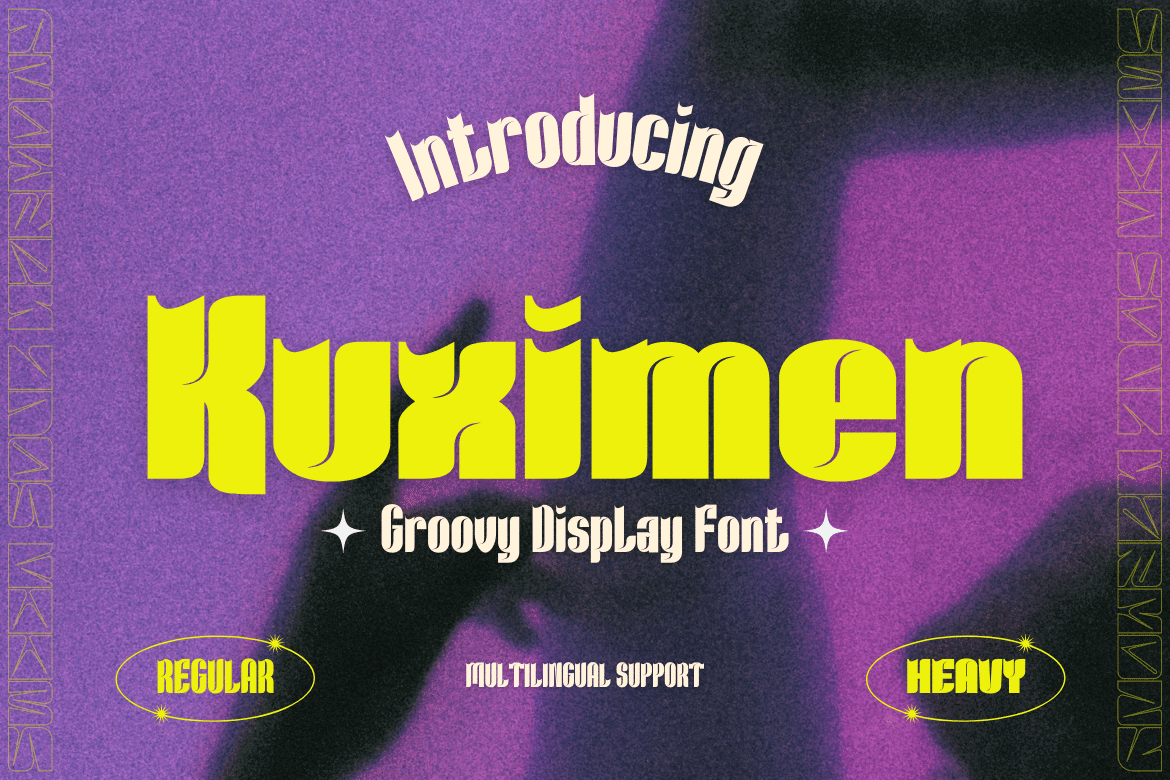 Kuximen | Groovy Retro Font