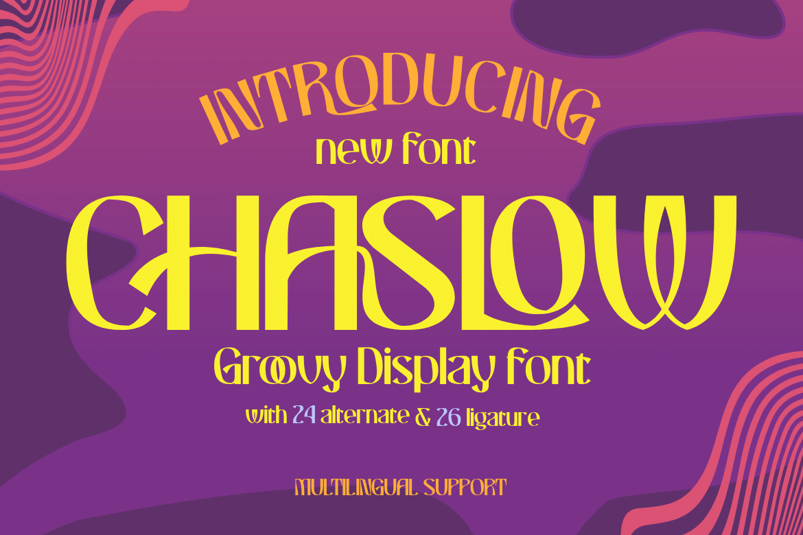 CHASLOW | Groovy Retro Font