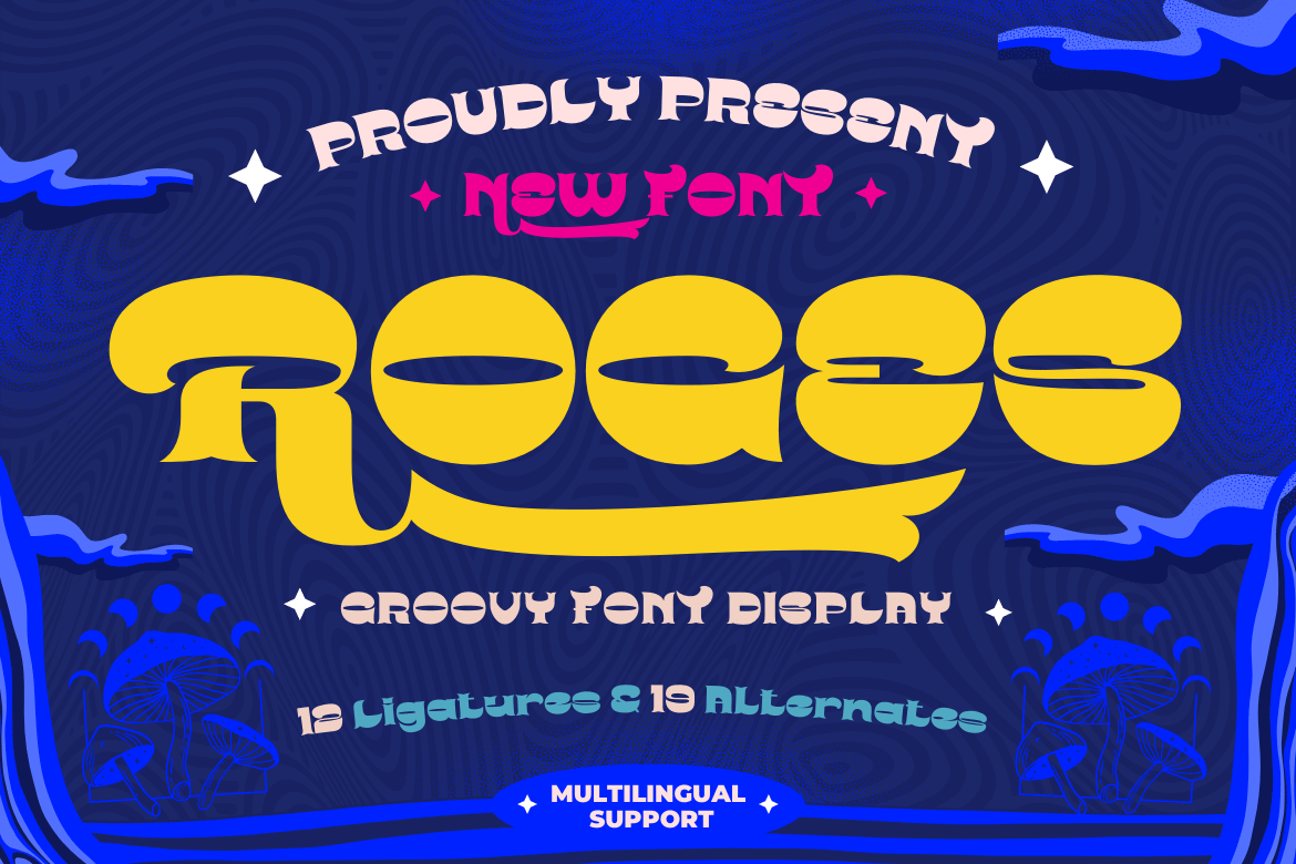 ROGES | Groovy Retro Font