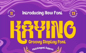 KAYINO | Groovy Retro Font