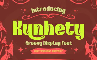 Kunhety | Groovy Retro Font