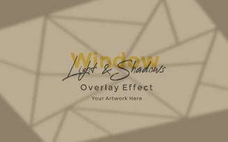 Window Sunlight Shadow Overlay Effect Mockup 307