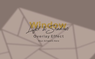 Window Sunlight Shadow Overlay Effect Mockup 308