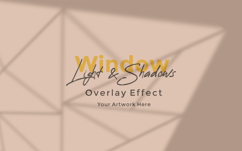Window Sunlight Shadow Overlay Effect Mockup 310 Product Mockup