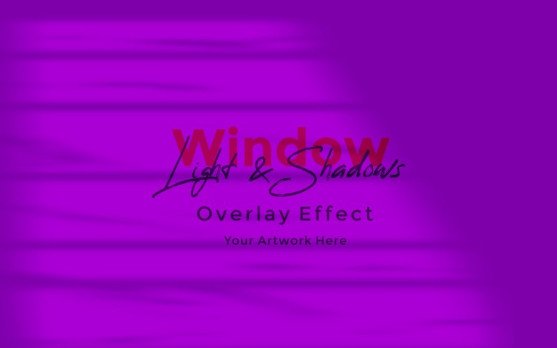 Window Sunlight Shadow Overlay Effect Mockup 316 Product Mockup