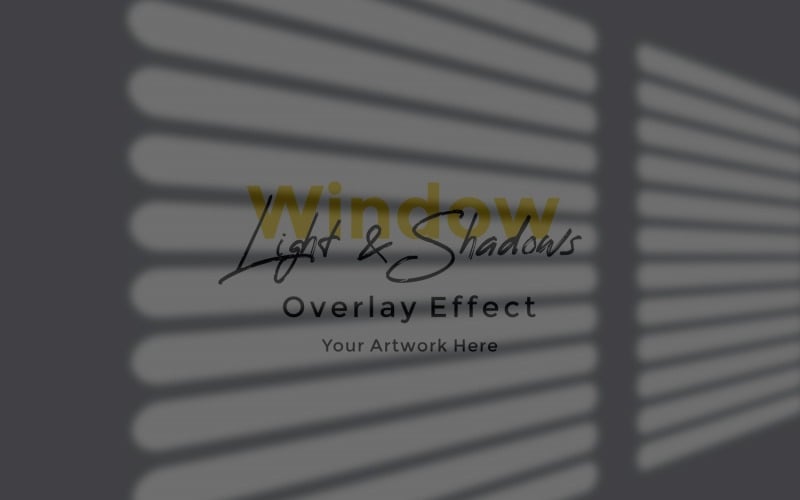 Window Sunlight Shadow Overlay Effect Mockup 322 Product Mockup