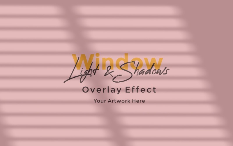 Window Sunlight Shadow Overlay Effect Mockup 329 Product Mockup