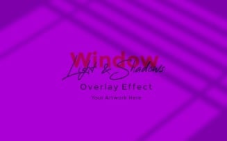 Window Sunlight Shadow Overlay Effect Mockup 356