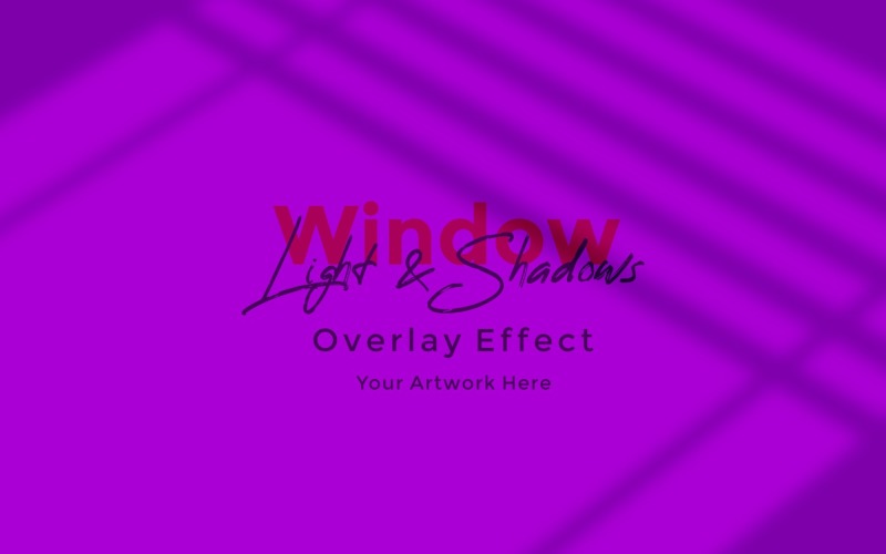 Window Sunlight Shadow Overlay Effect Mockup 356 Product Mockup