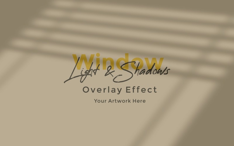 Window Sunlight Shadow Overlay Effect Mockup 357 Product Mockup