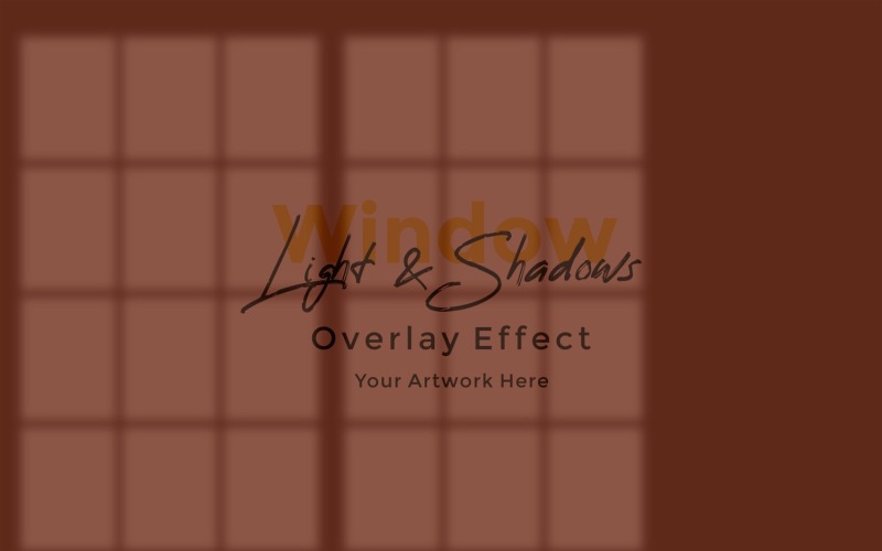 Window Sunlight Shadow Overlay Effect Mockup 361 Product Mockup