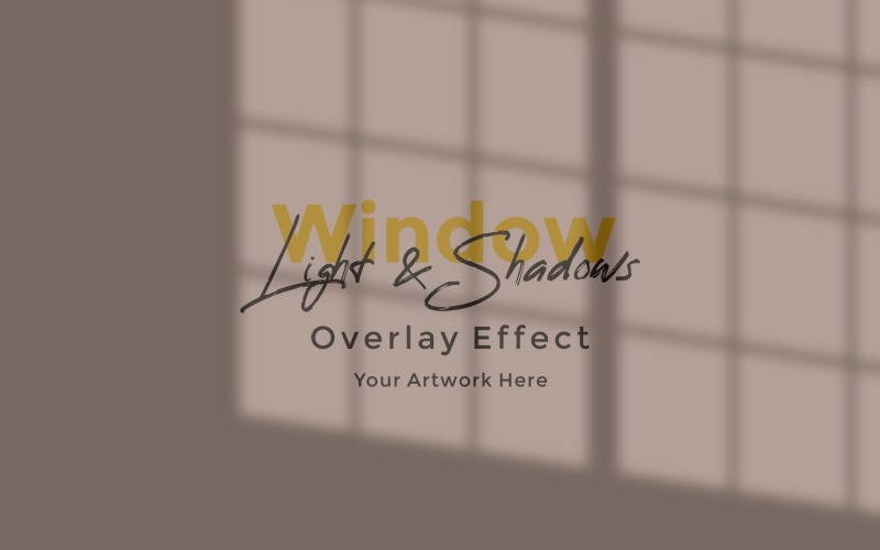 Window Sunlight Shadow Overlay Effect Mockup 368 Product Mockup