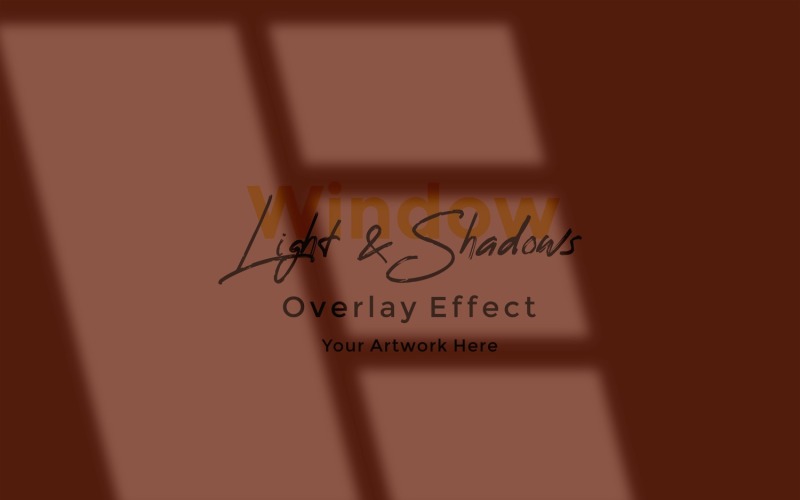 Window Sunlight Shadow Overlay Effect Mockup 381 Product Mockup
