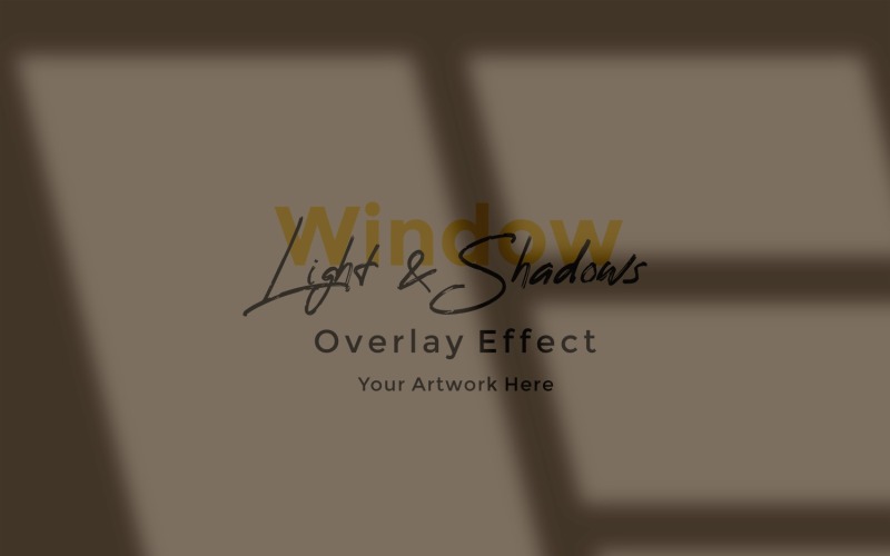 Window Sunlight Shadow Overlay Effect Mockup 383 Product Mockup