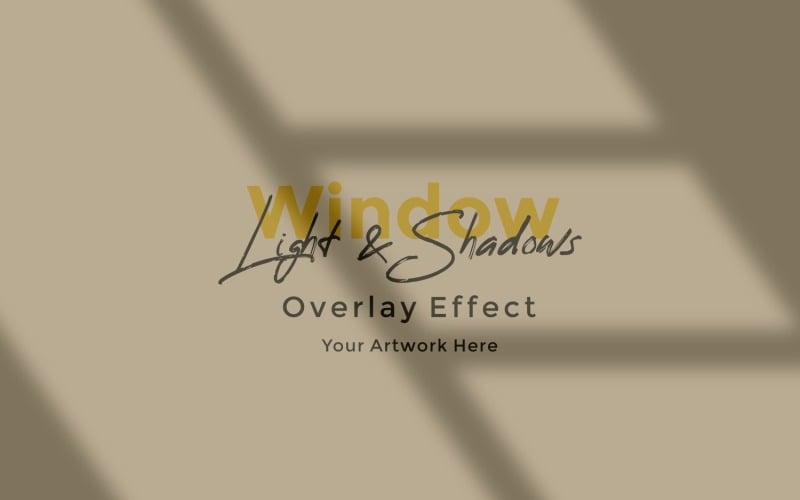 Window Sunlight Shadow Overlay Effect Mockup 387 Product Mockup